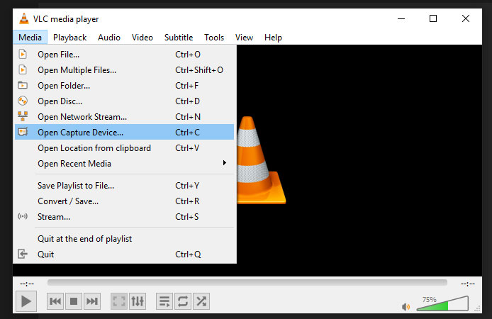 how to use vlc webcam recorder