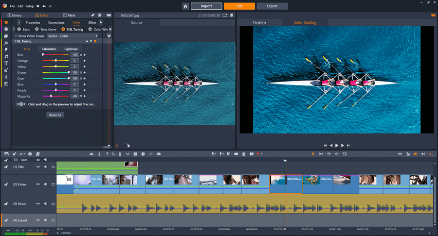 pinnacle studio best video editor