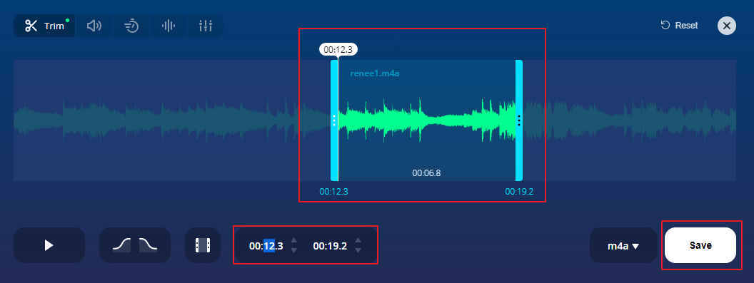 how to cut audio online 123apps