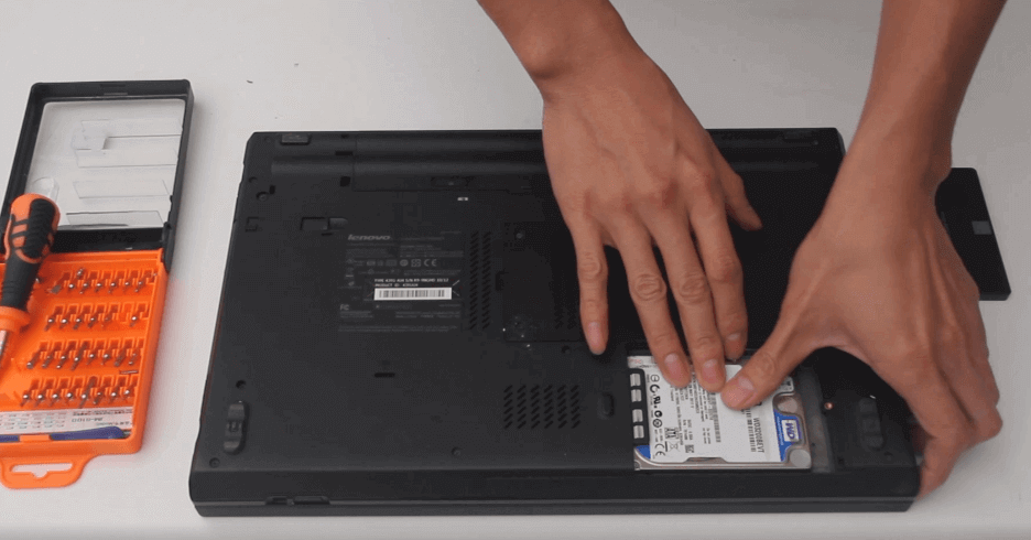 how to change ssd for laptop