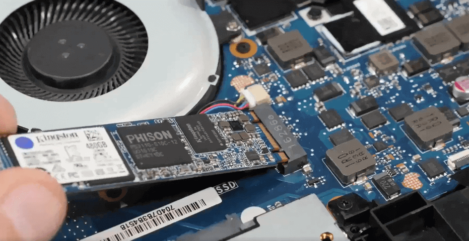 how to change ssd for laptop