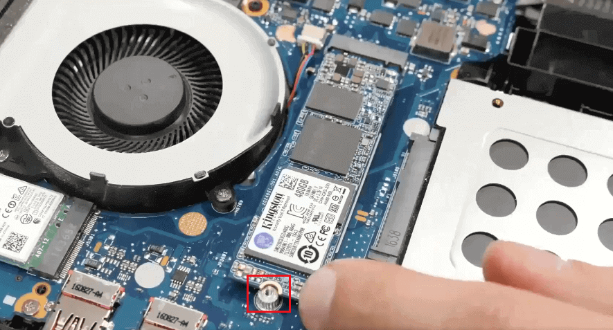 how to change ssd for laptop