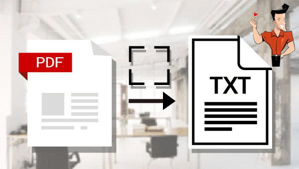 how to convert the scanned pdf to text