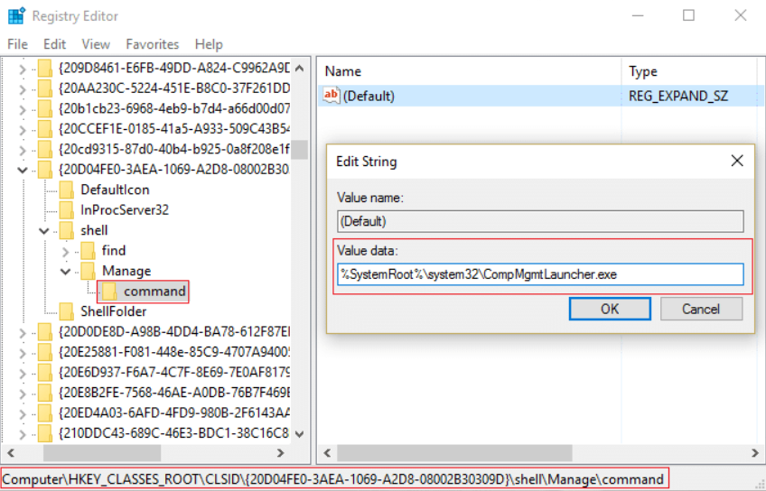 Registry HKEY_CLASSES_ROOT 