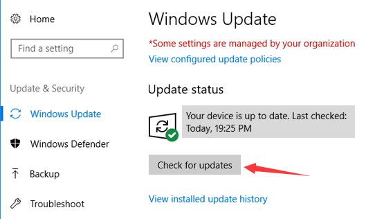 Windows Update Check