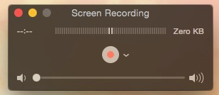 recording screen with Quick Time Player