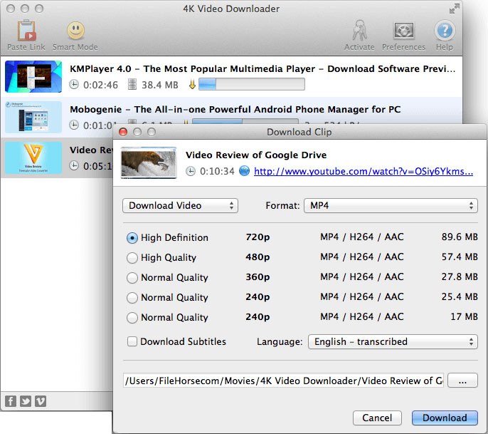 youtube downloader mac