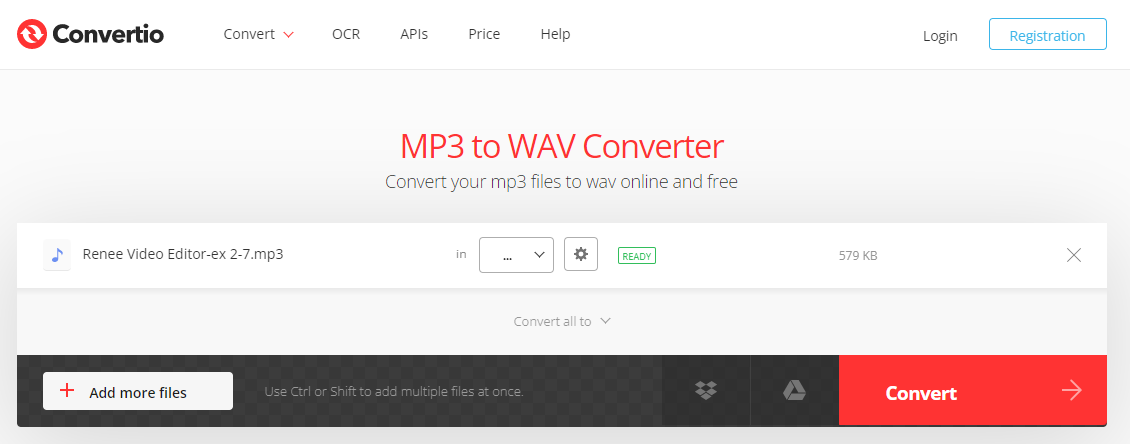 convert mp3 to wav