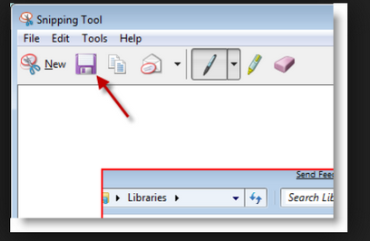snipping tool save