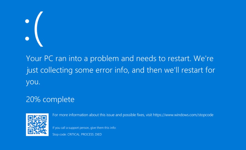 Frequent crashes at startup, blue screen