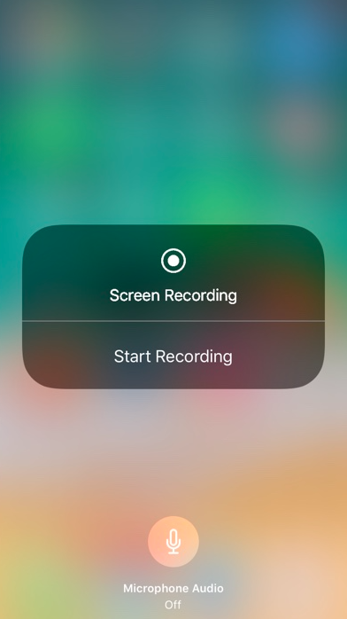 recording the screen of iPhone