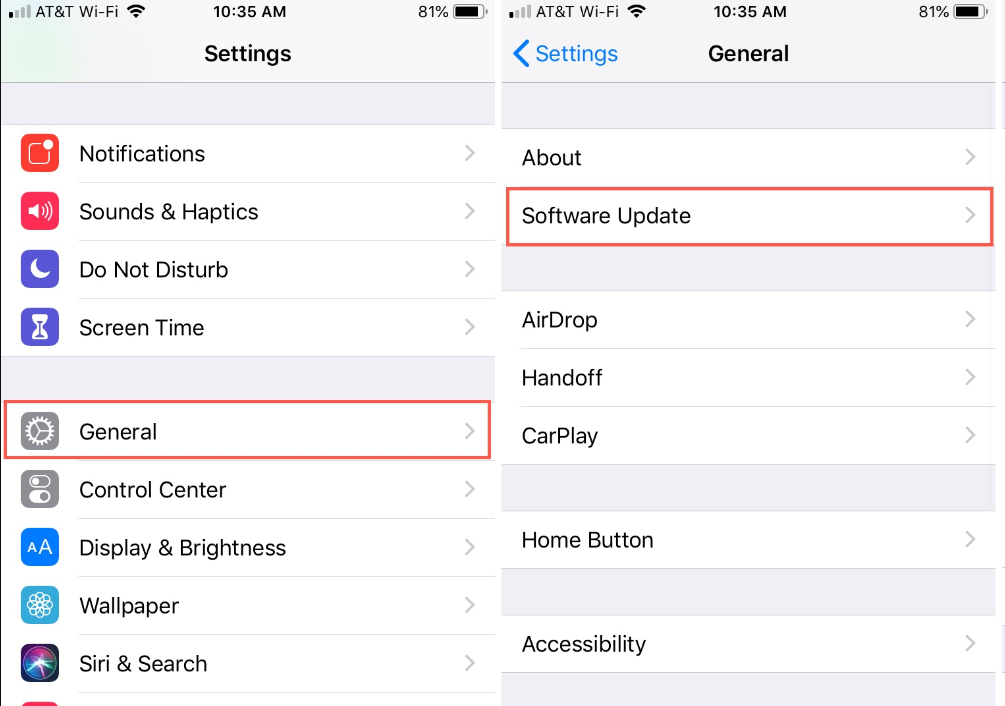 iphone Software Update