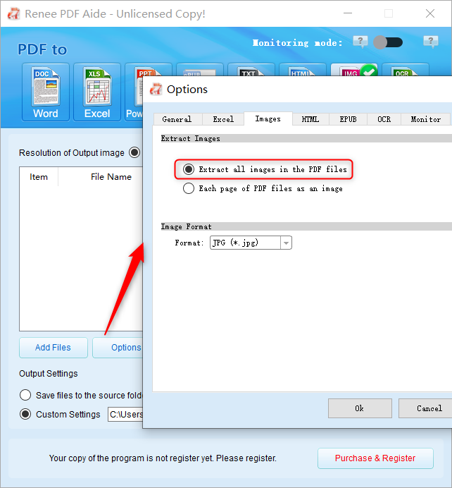 convert PDF files to images