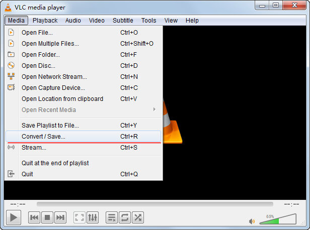 VLC conversion