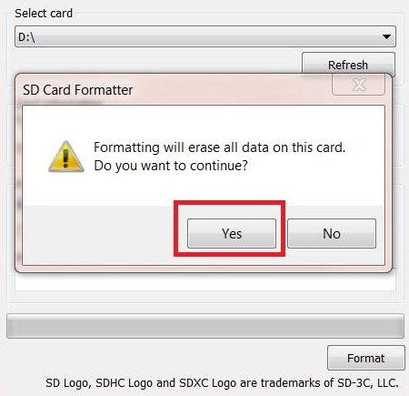 SD Memory Card Formatter