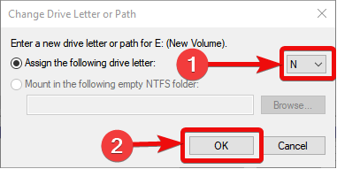 disk Management Change Driver Letter