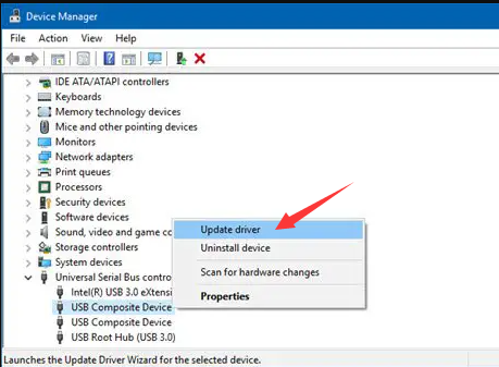 update USB Driver
