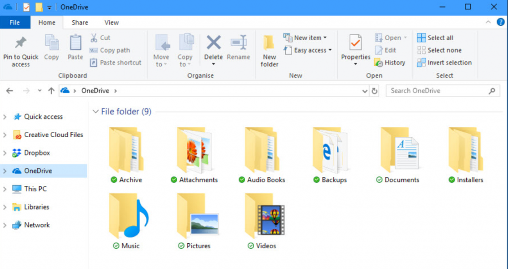OneDrive folder