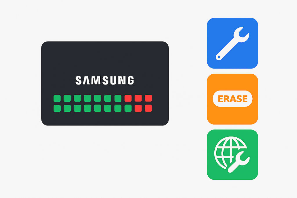 Strumenti per Riparazione Settori Danneggiati SSD Samsung