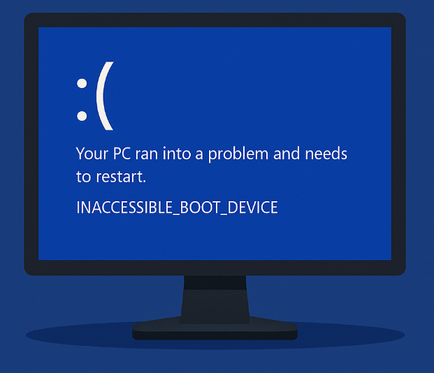 0x0000007B_INACCESSIBLE_BOOT_DEVICE