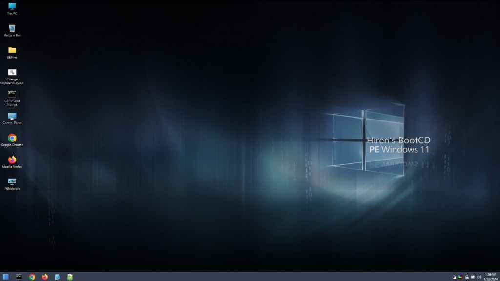Hiren’s BootCD PE