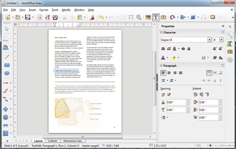 LibreOffice Draw to open and edit pdf files