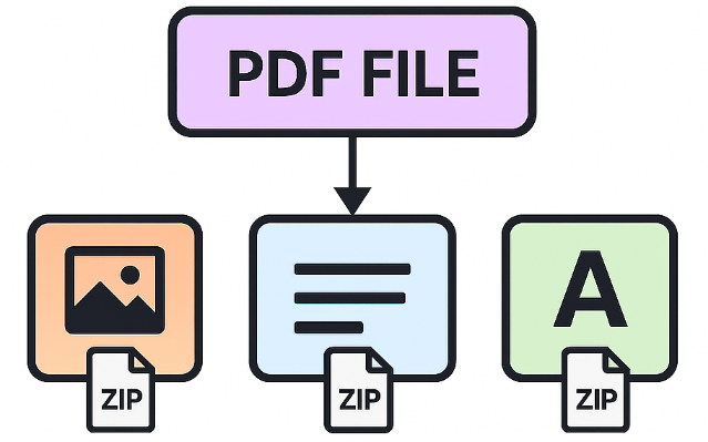 the content in zip has been compress with zlib