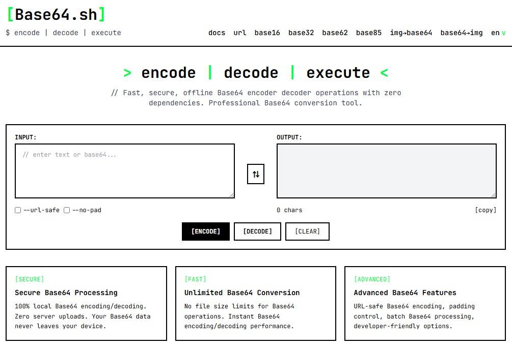 Base64.sh encode pdf to base64
