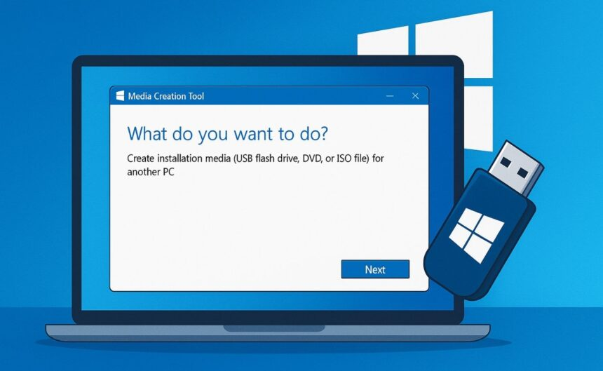 وسائط تثبيت Windows