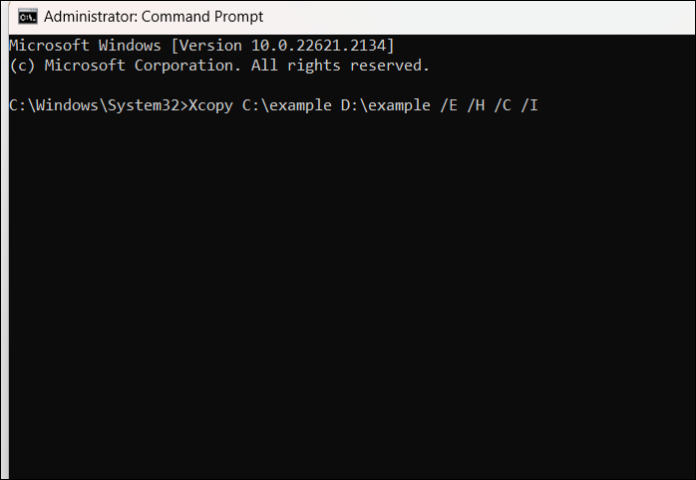 winpe copy files command