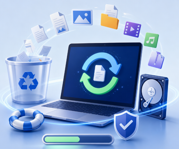recover files after deleted in recycle bin