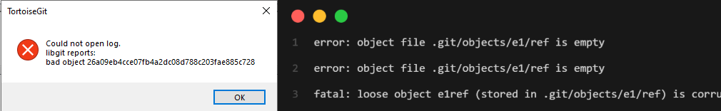 git errors