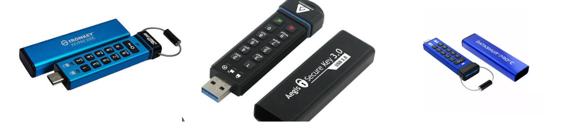 hardware encrypted pen drive