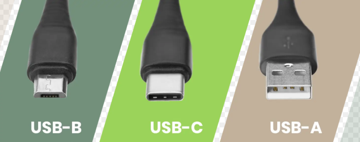 USB interface, TYPE-A, TYPE-B, TYPE-C