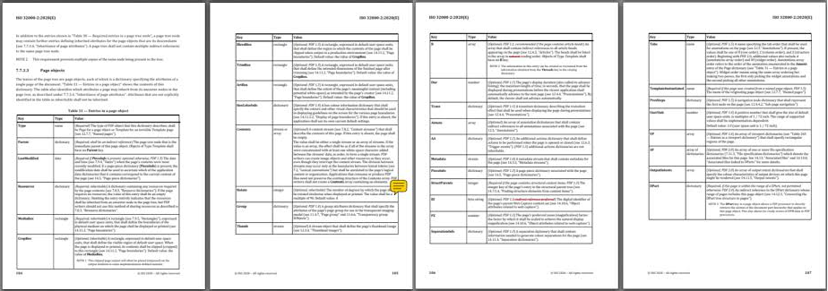 Multi-Page PDF Tables